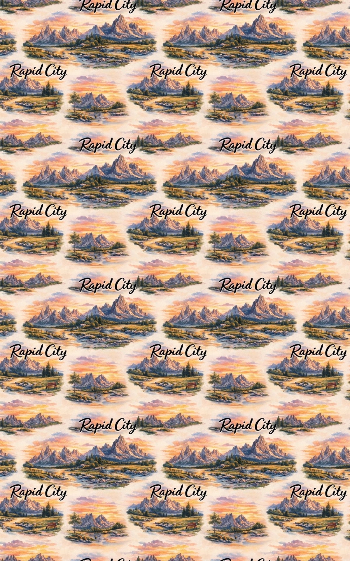 Rapid City Black Hills Light Wrapping Paper
