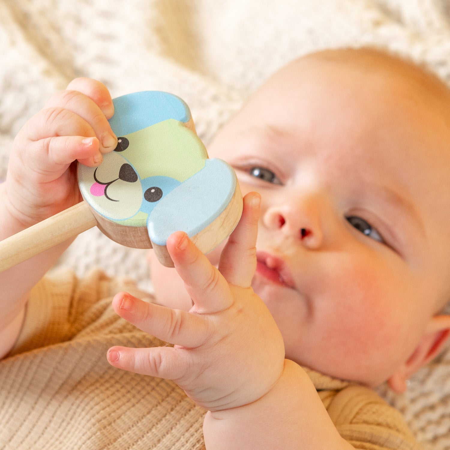 Grasp & Giggle Lion Rattle | Made In The Usa 🇺🇸
