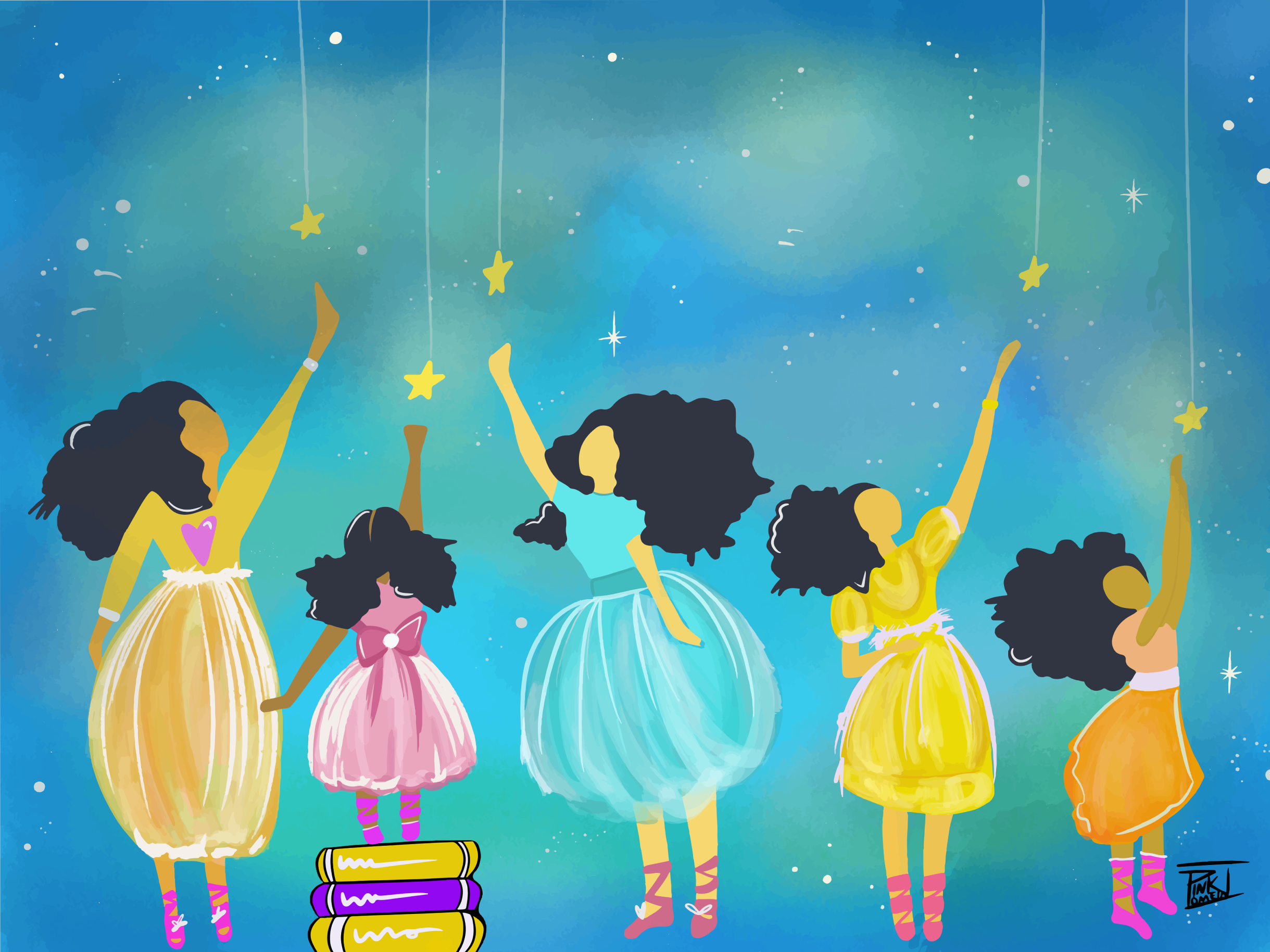 Reach For The Stars Sis, Pink Lomein