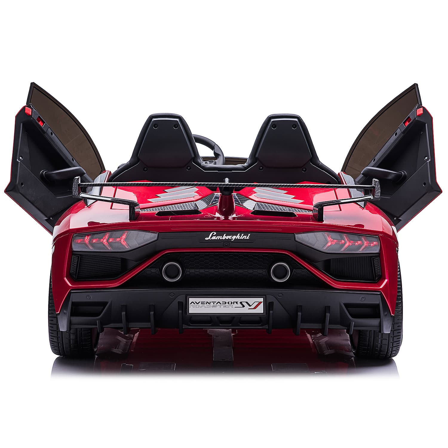 Lamborghini Aventador Svj 24v Kids Ride-on Car With R/c Parental Remote | Cherry Red