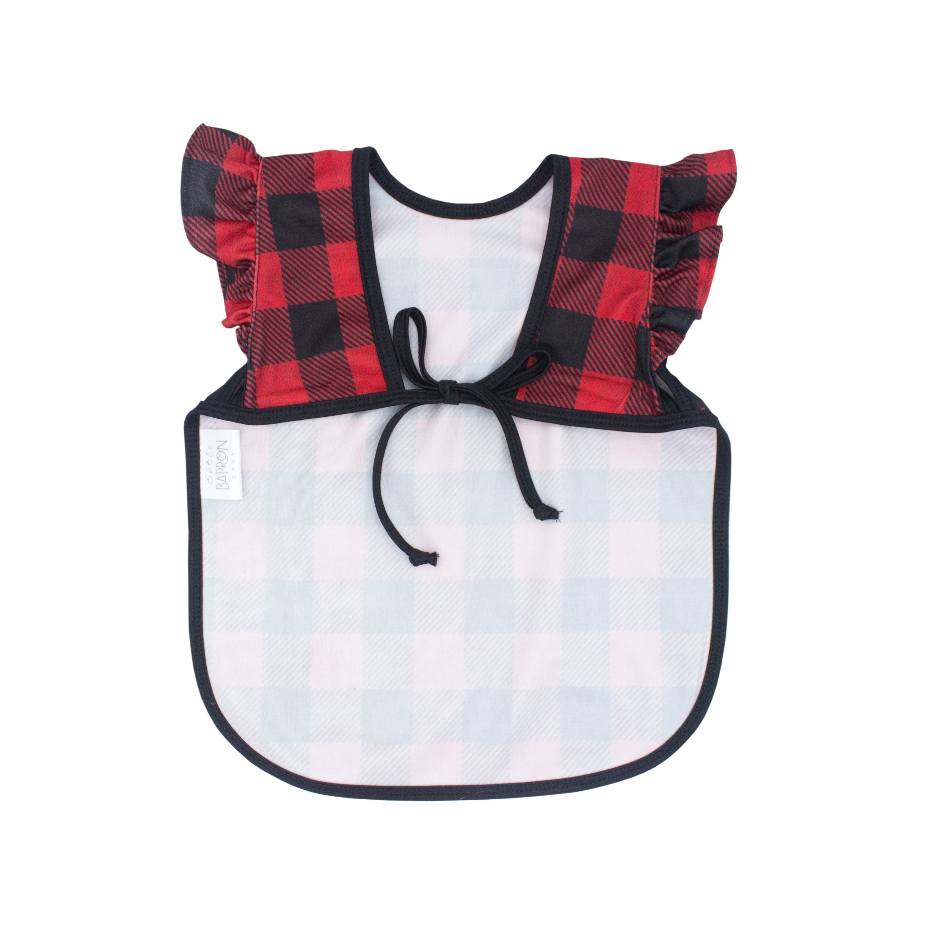 Red Buffalo Plaid Flutter Bapron