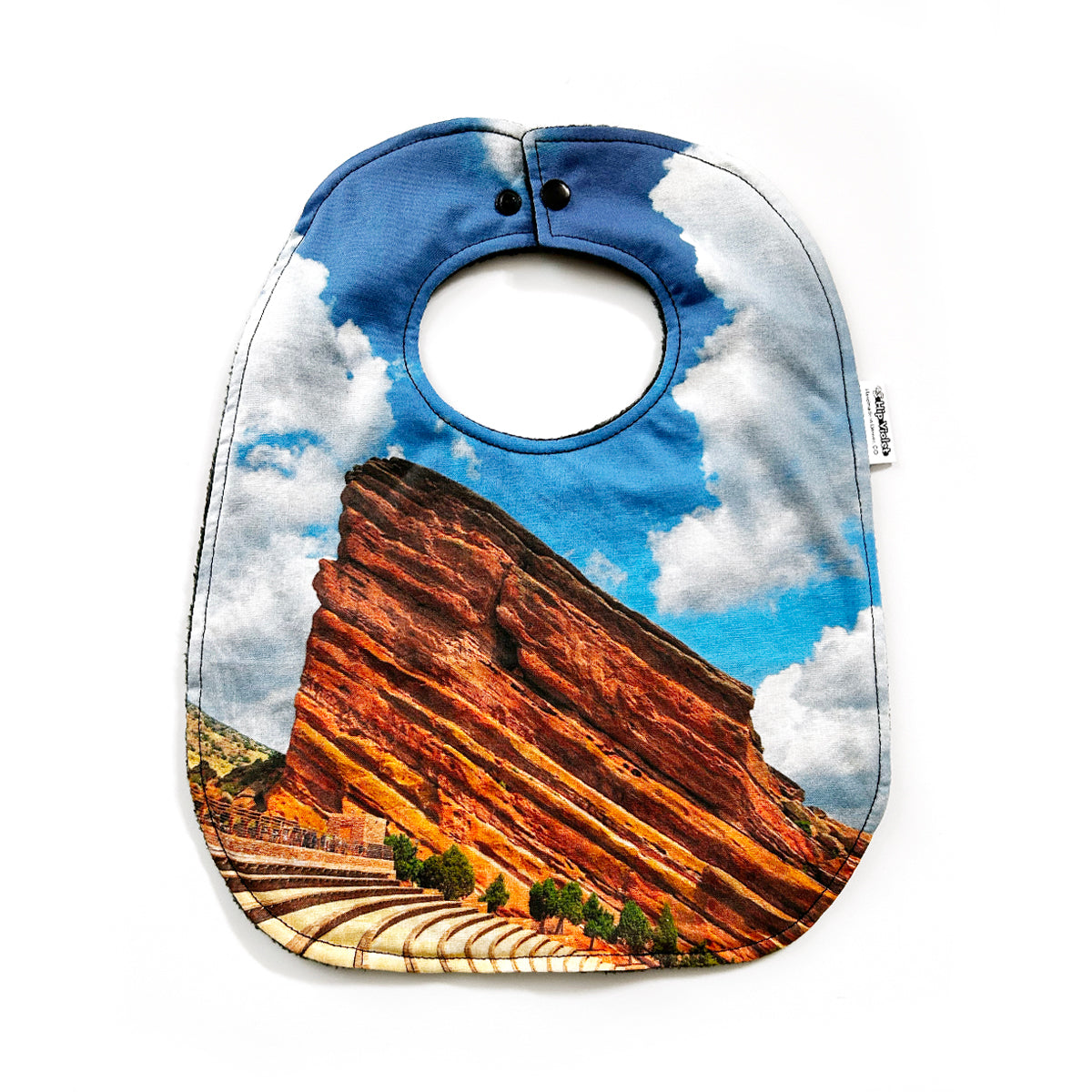 Red Rocks Baby Bib