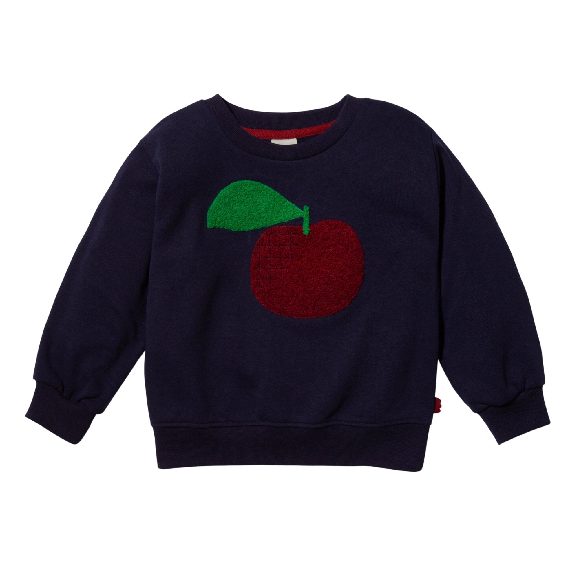 Recycled Cotton Red Apple Kid Sweatshirt