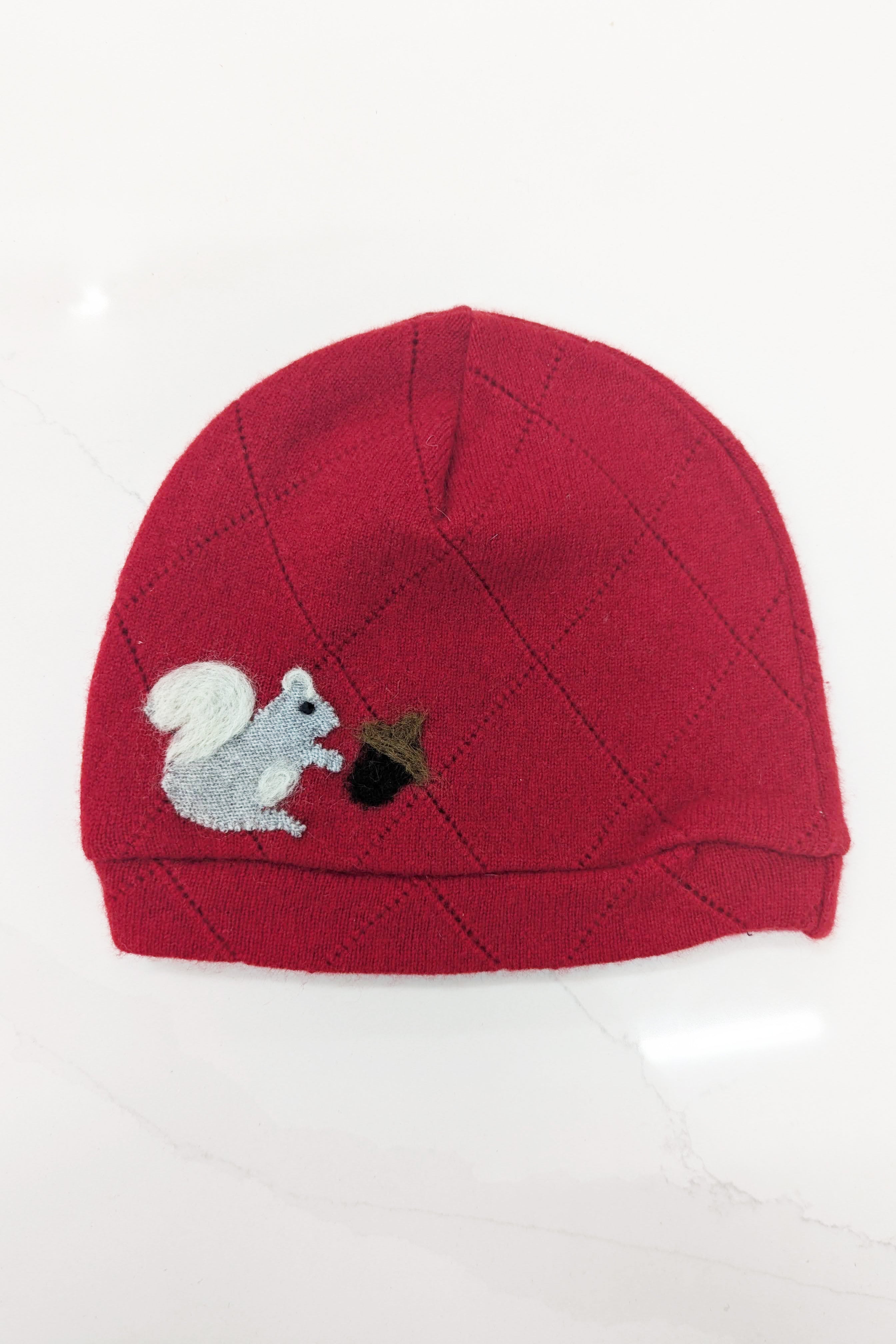 Squirrel Cashmere Hat - Child
