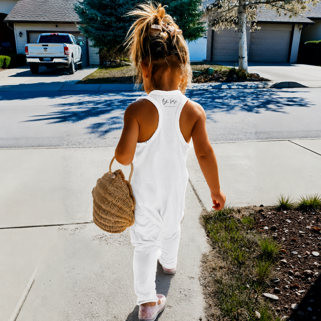 Americana Romper White