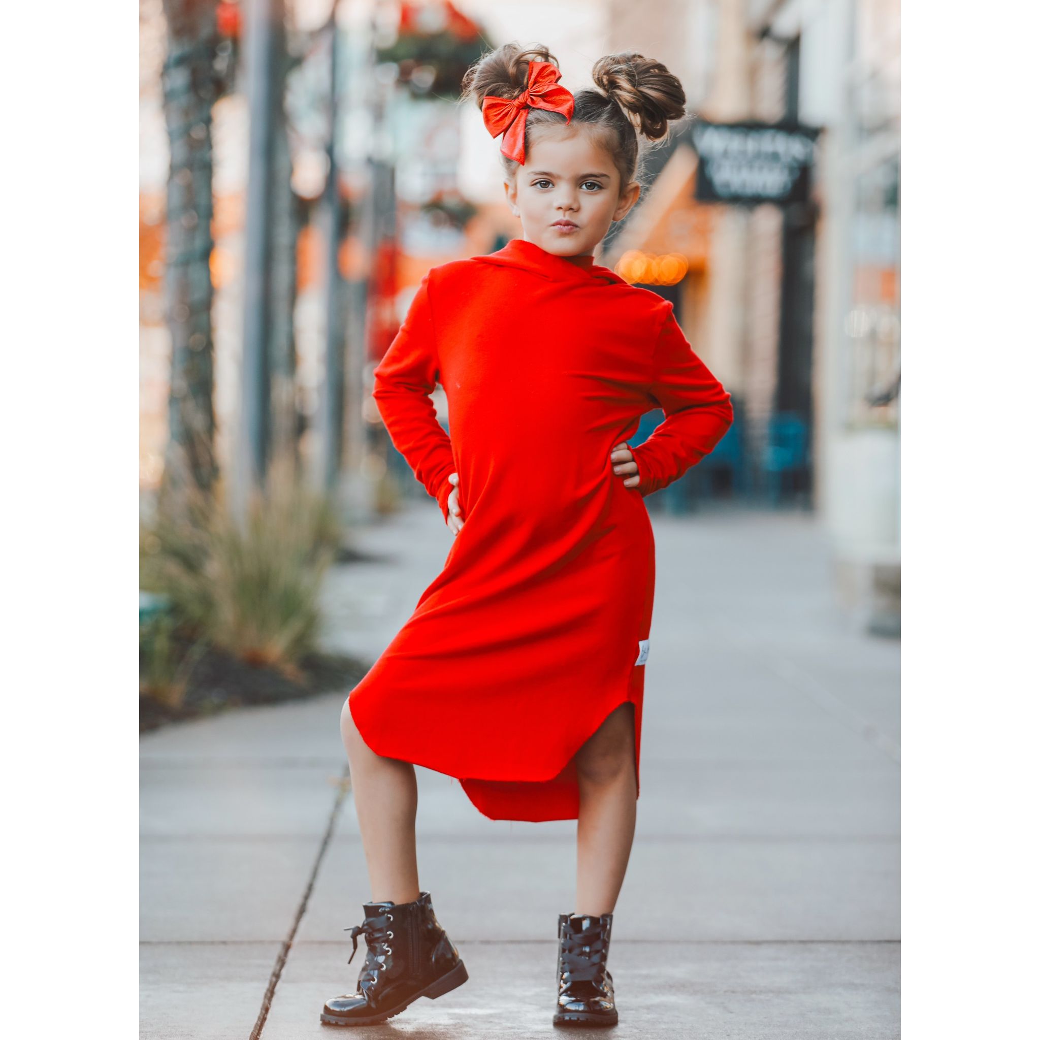 Organic Luna  Hoodie Dress
