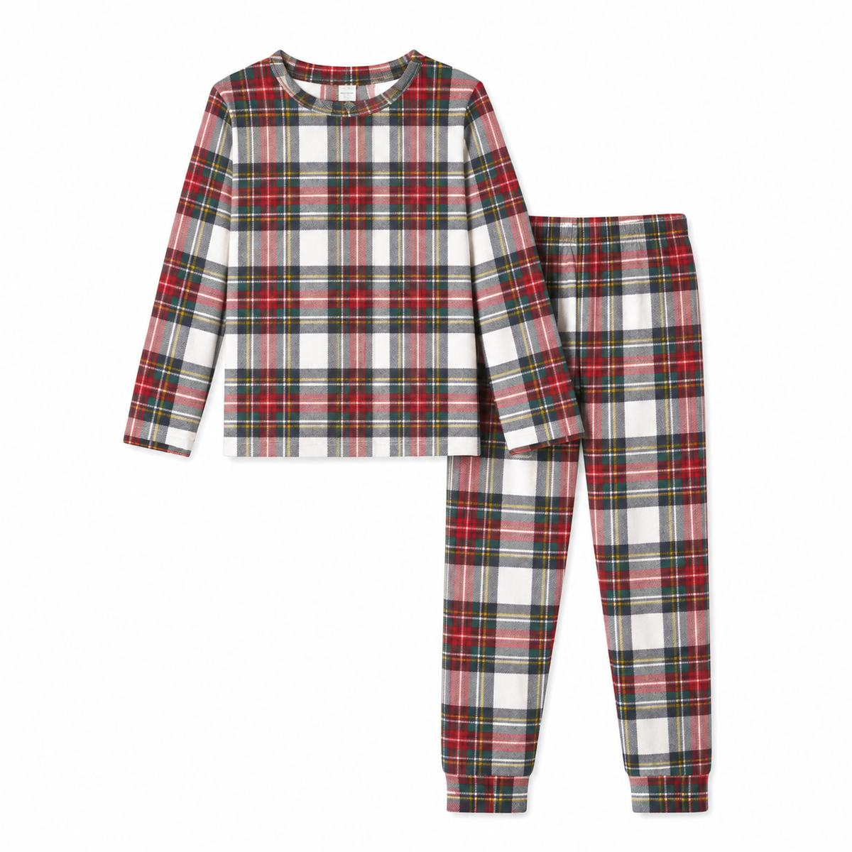 Kids Christmas Plaid Pajamas – Soft Bamboo Holiday Pj's