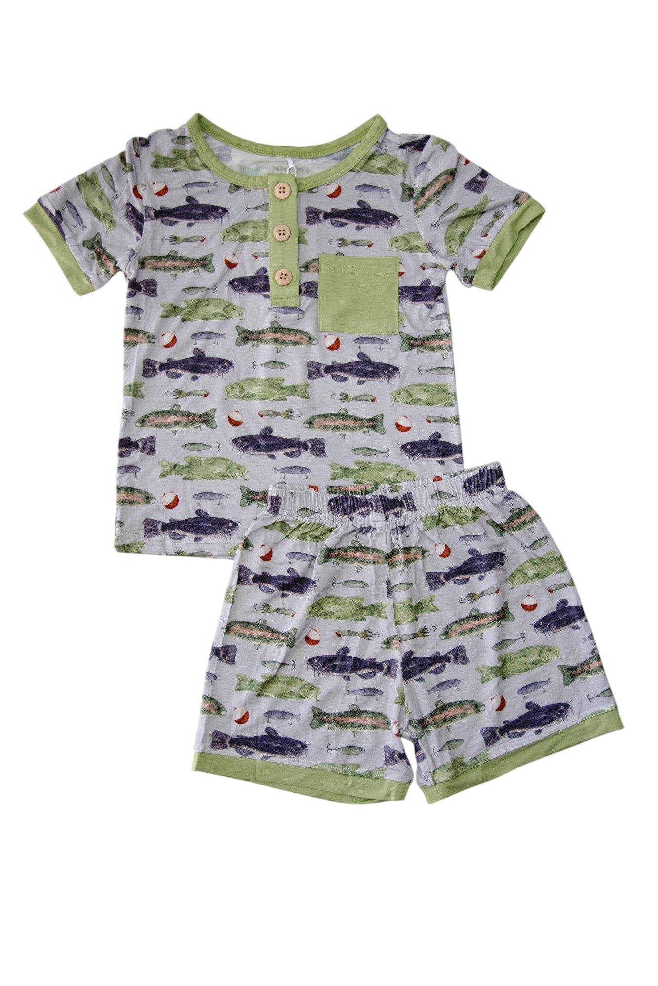 Reel Time | Two Piece Bamboo Pajama Set