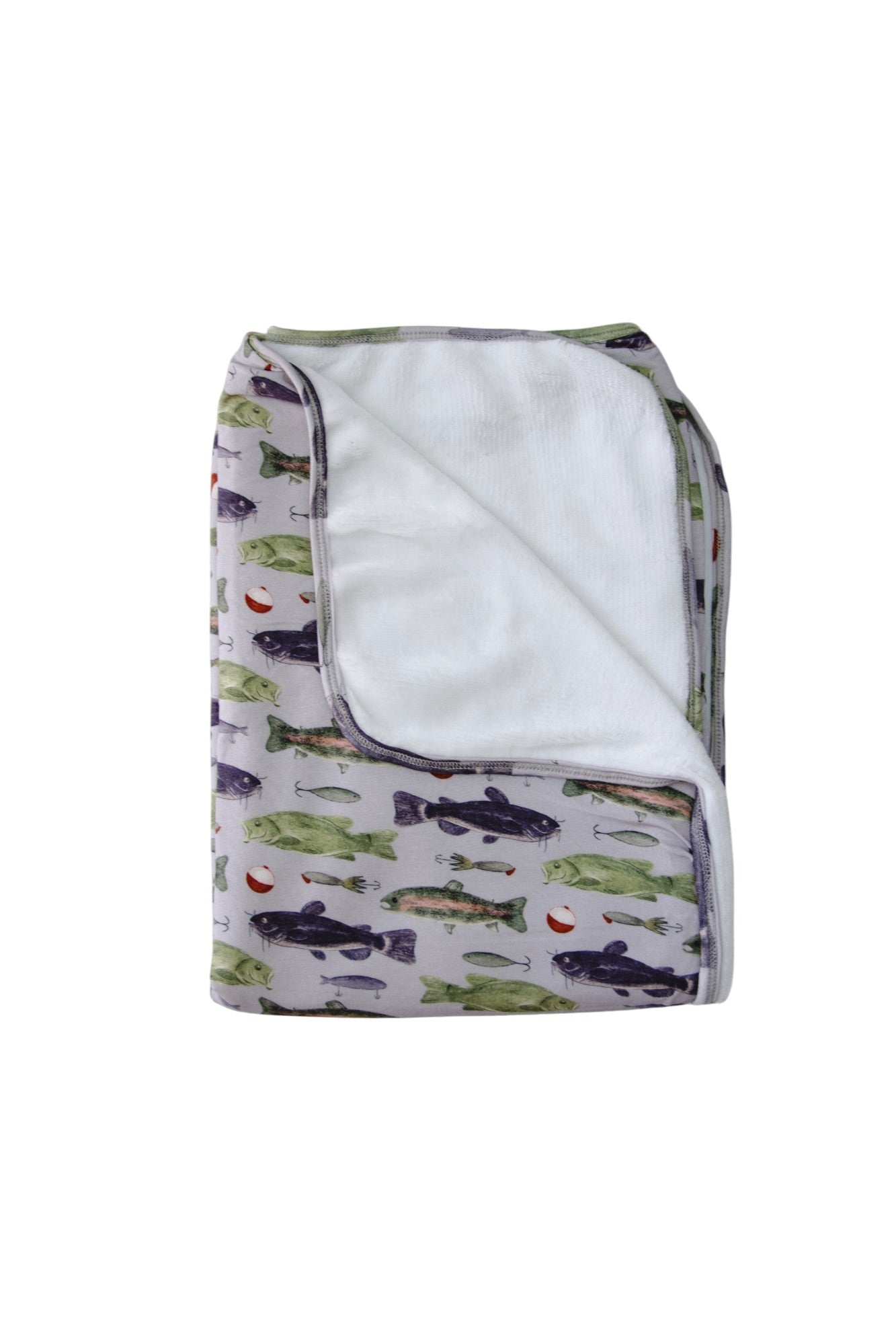 Reel Time | Bamboo Plush Baby Blanket