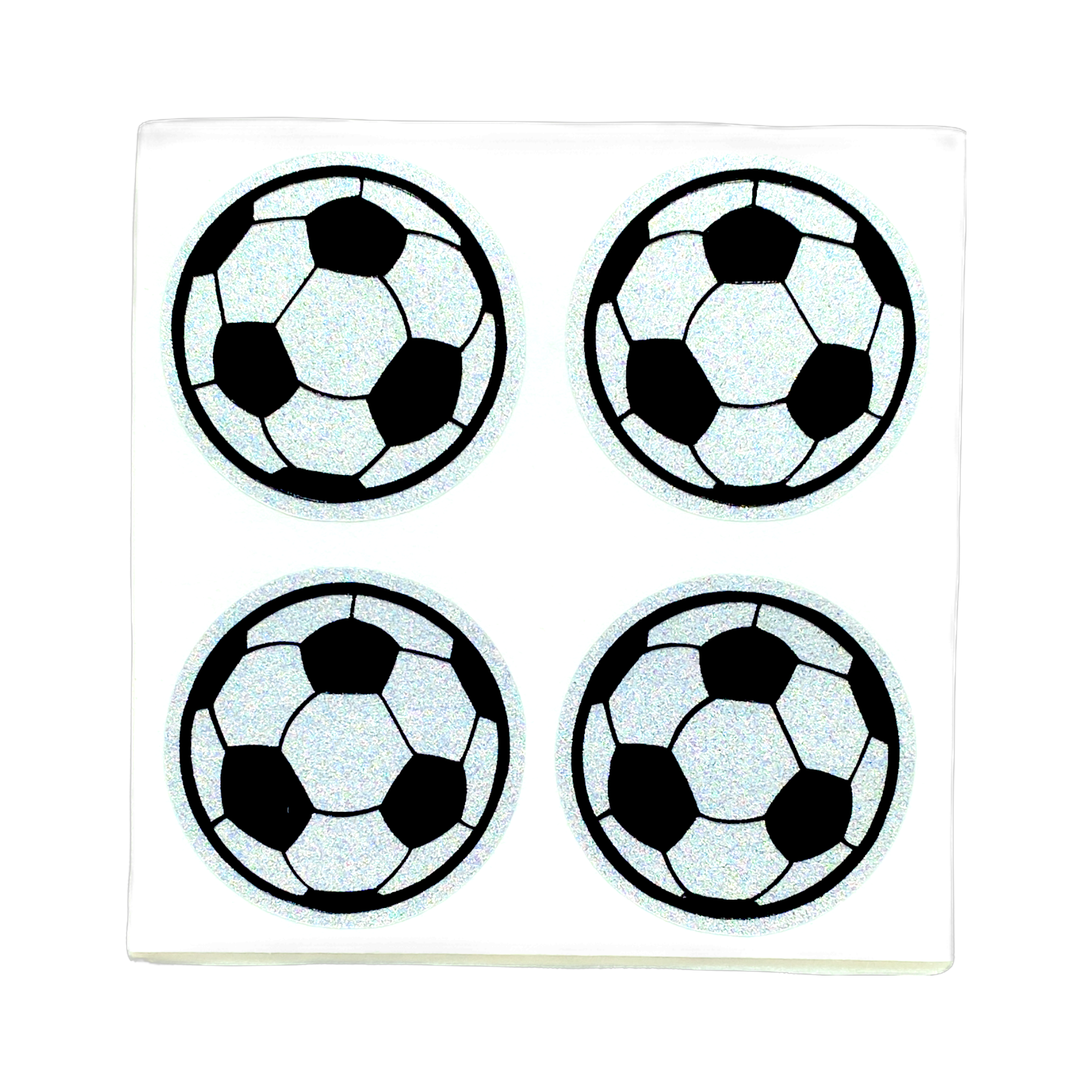 Soccer Balls Reflective Decals