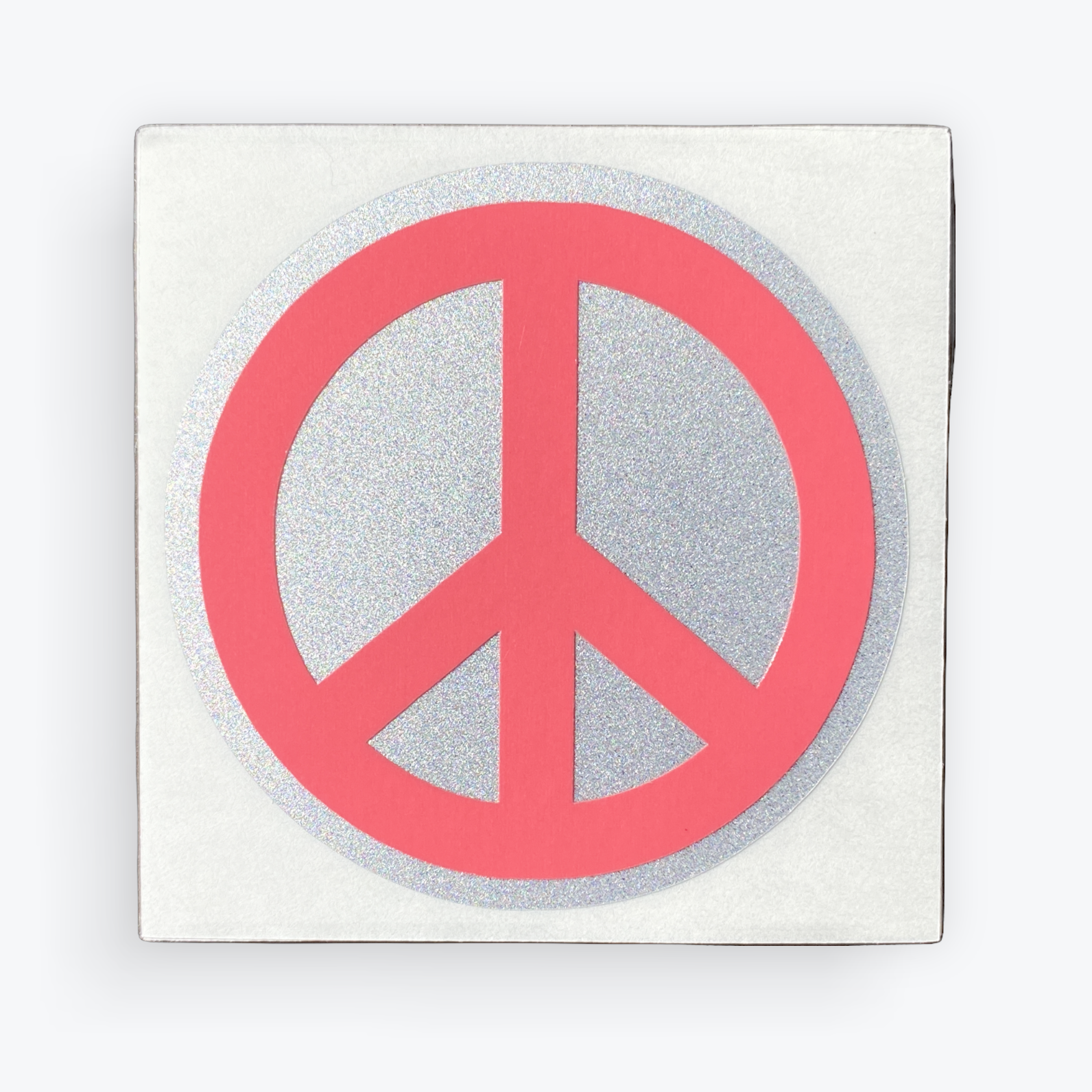 Peace Sign Reflective Decals