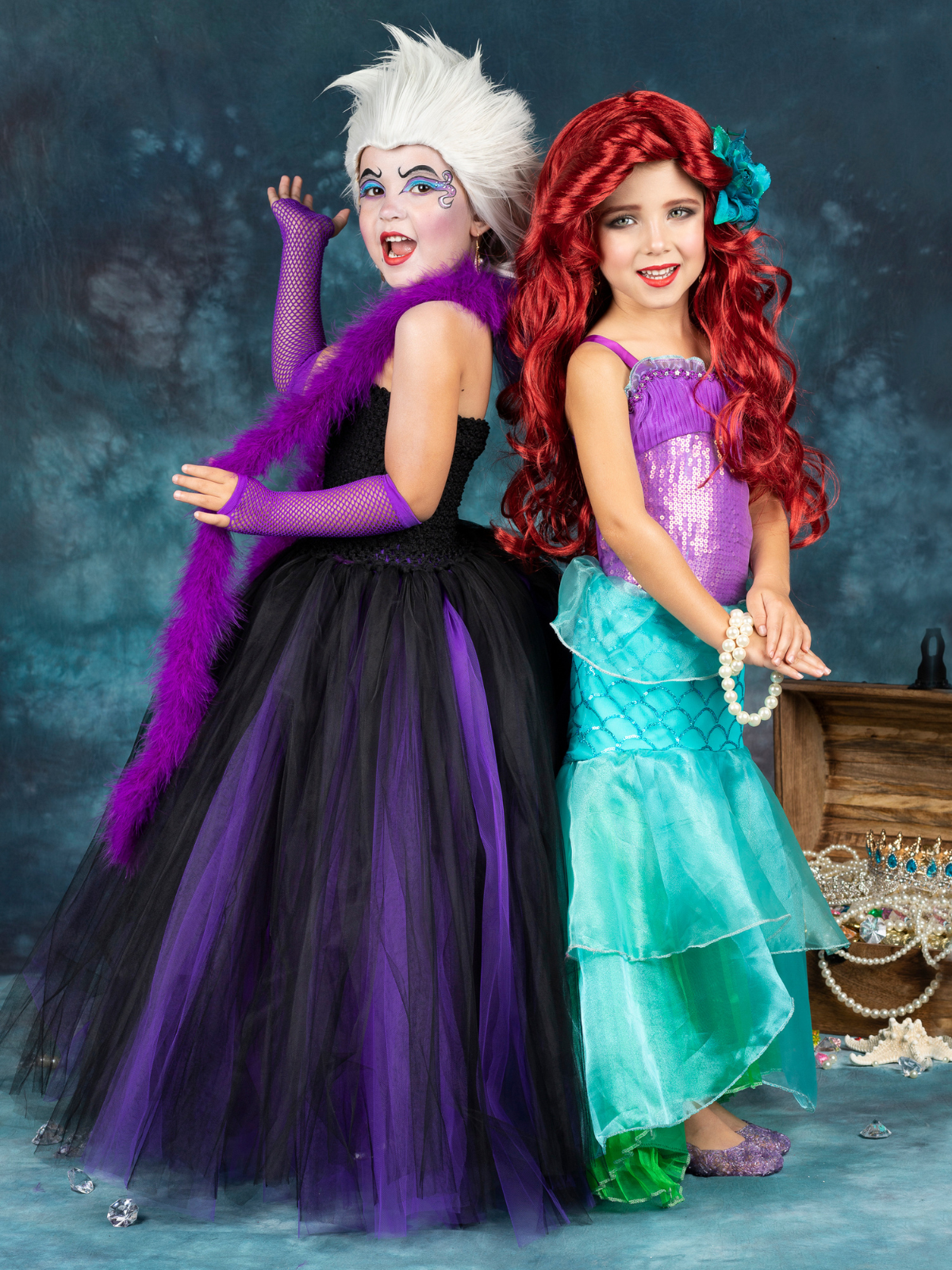 Girls Magical Mermaid Princess Costume Dress