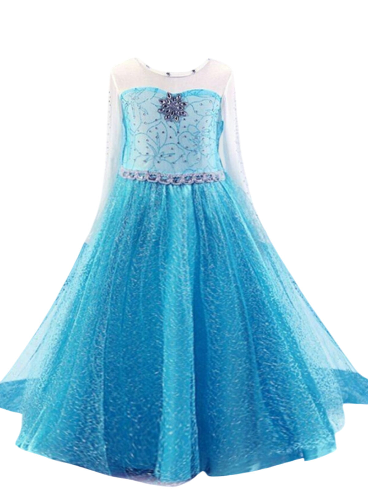 Girls Snow Princess Sparkle Halloween Costume