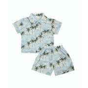 Resorts And Islands Palm Trees Cotton 2pc Set