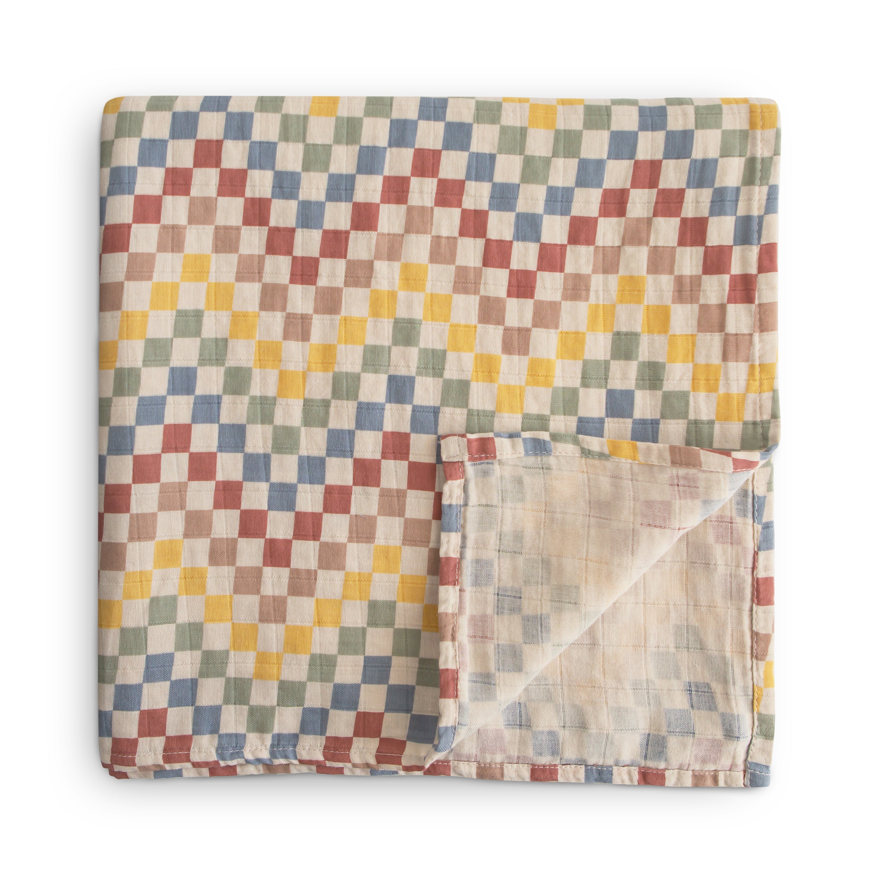 Organic Cotton Muslin Swaddle Blanket