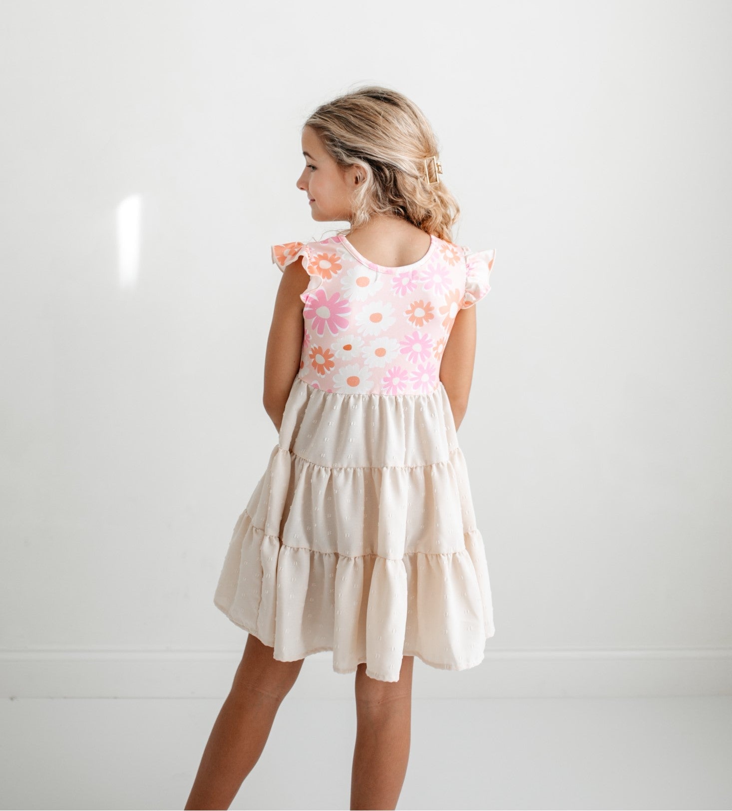 Retro Floral Tulle Dress