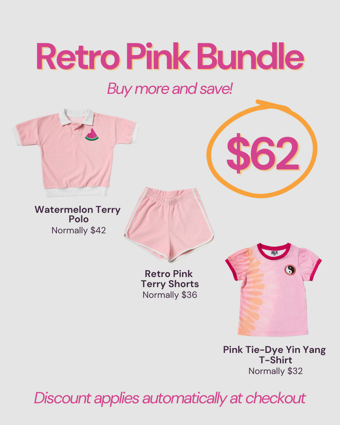 Watermelon Terry Polo