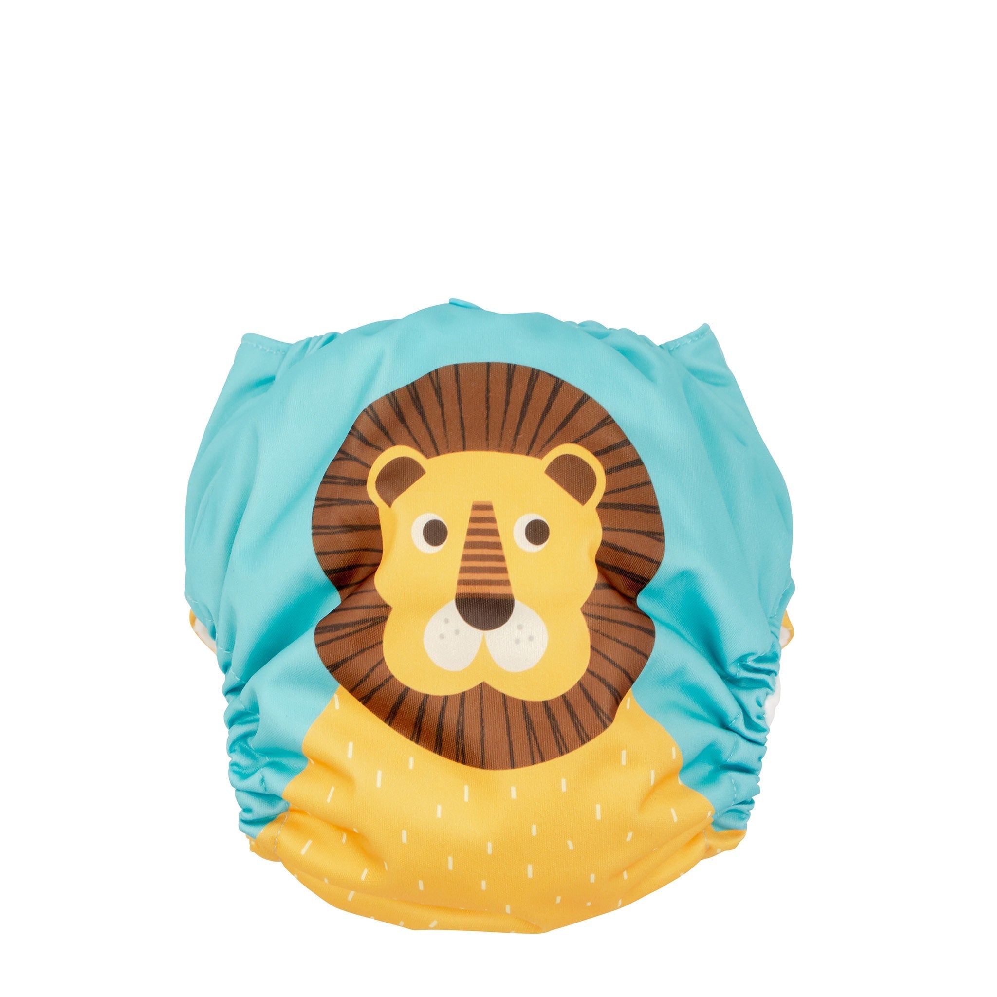 Baby/toddler Reusable Cloth Pocket Diaper (+2 Inserts) - Leo The Lion