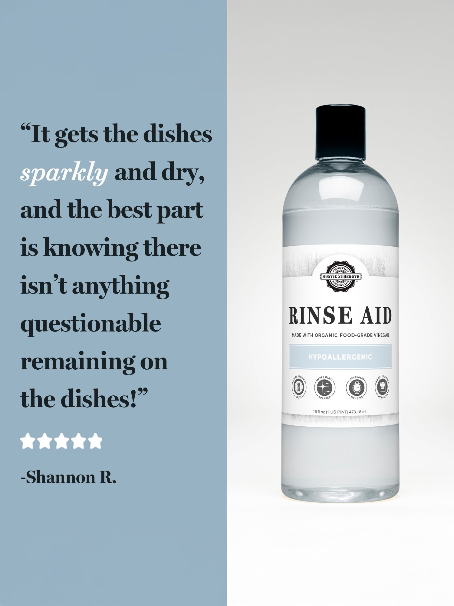 Rinse Aid For Automatic Dishwashers | Light Cherry