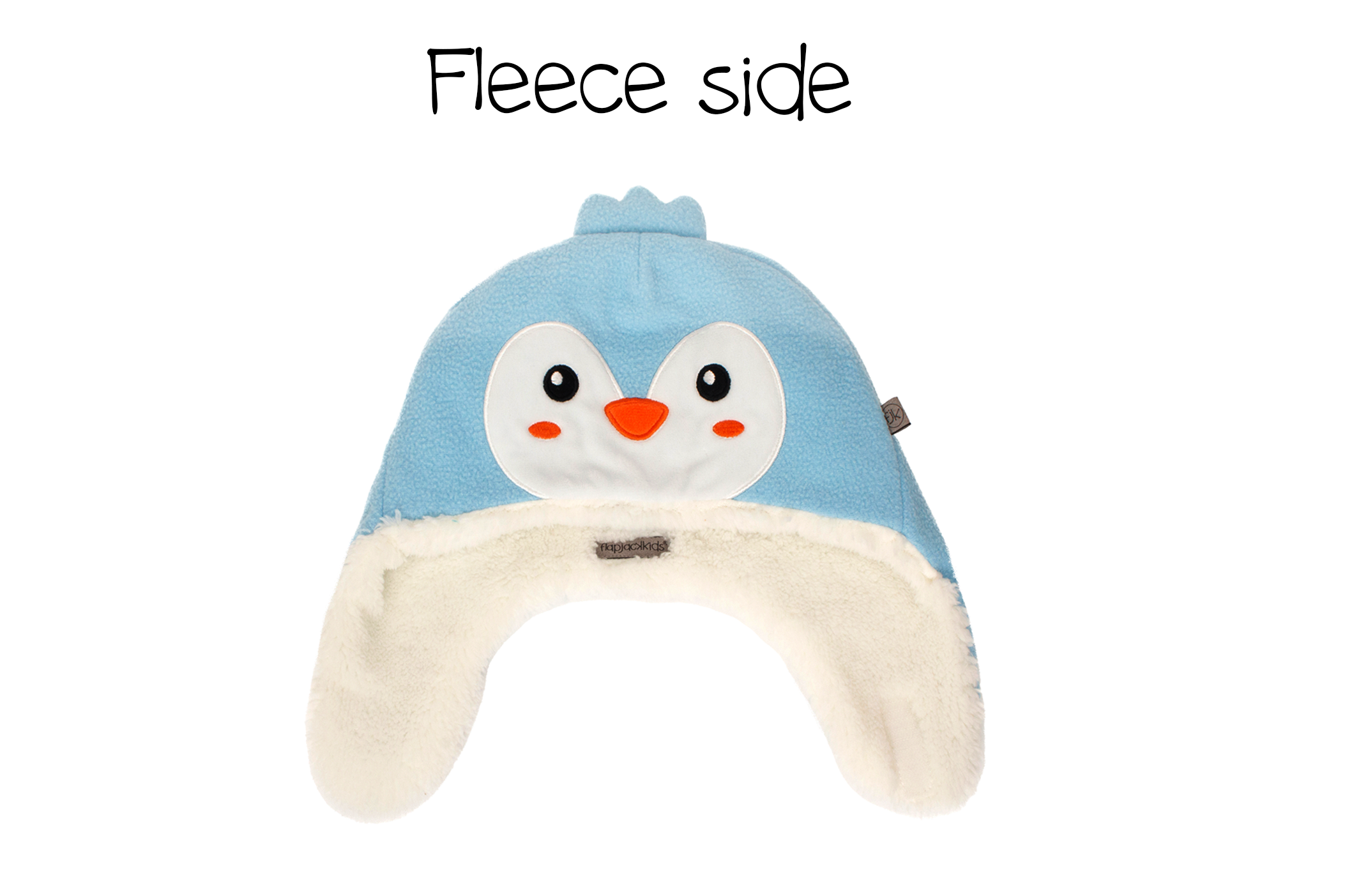 Baby/kids Reversible Sherpa Hat - Penguin/polar Bear