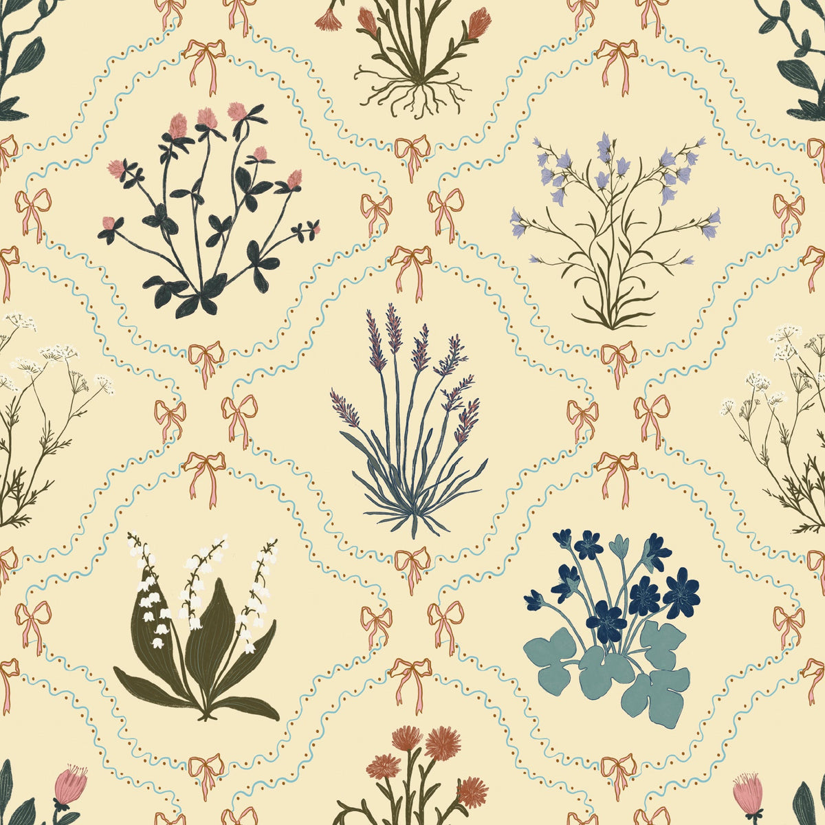 Revna Wallpaper By Ieva Rudzite