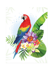 Diamond Art Stretched Canvas Parrot