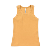 Girls Ribbed Tank In Desert Mist