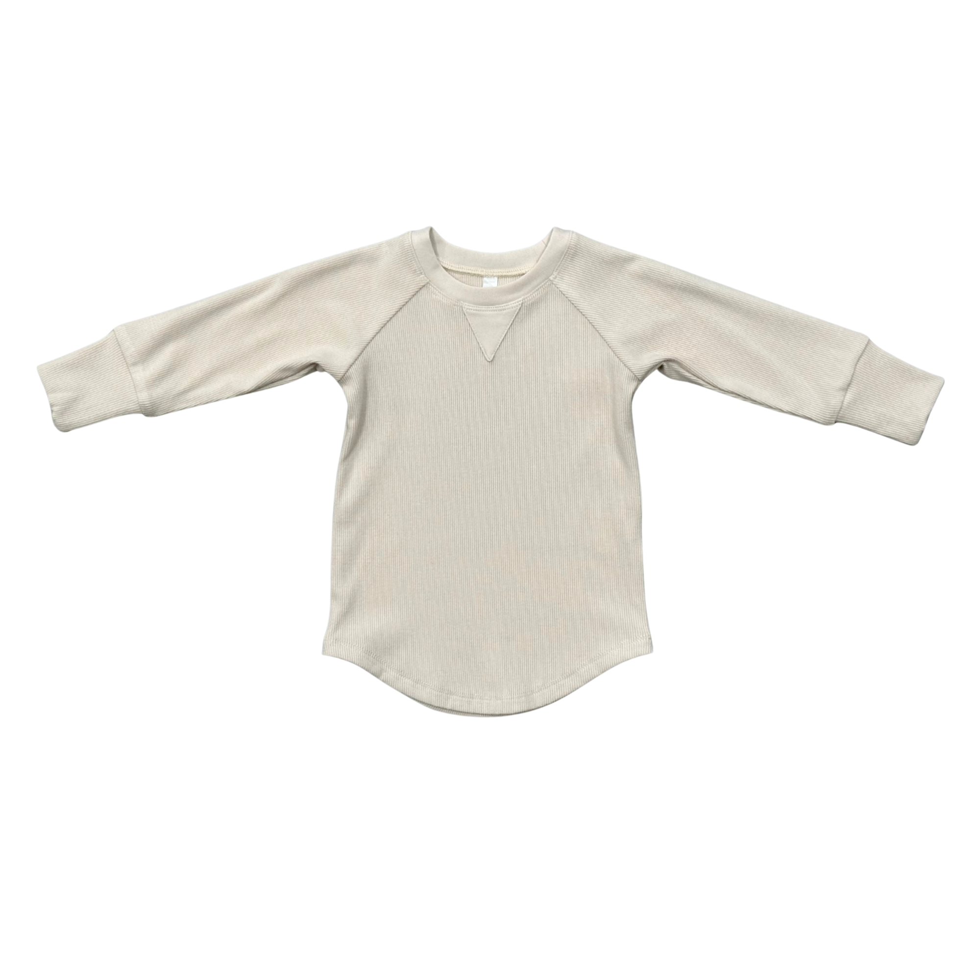 Ribbed Top In Cream