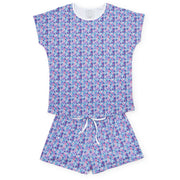 Riley Women's Pajama Short Set - Blackberry Floral