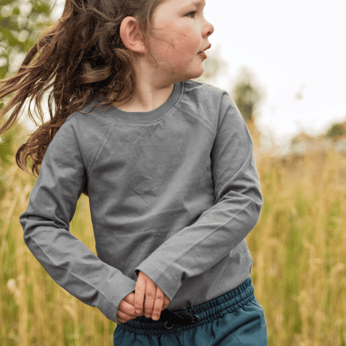 River Long Sleeve T-shirt - Hunter Green