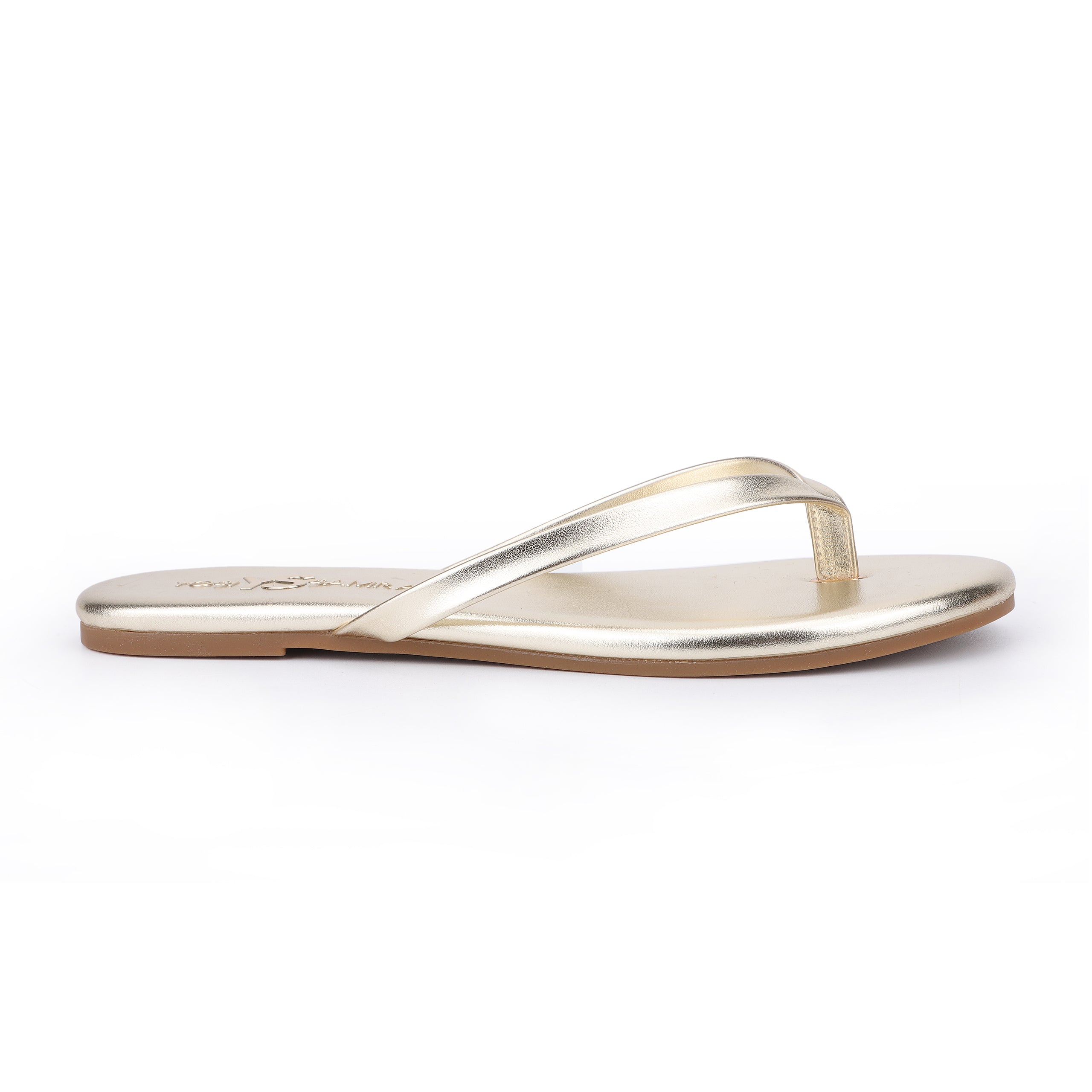 Rivington Flip Flop In Gold Metallic