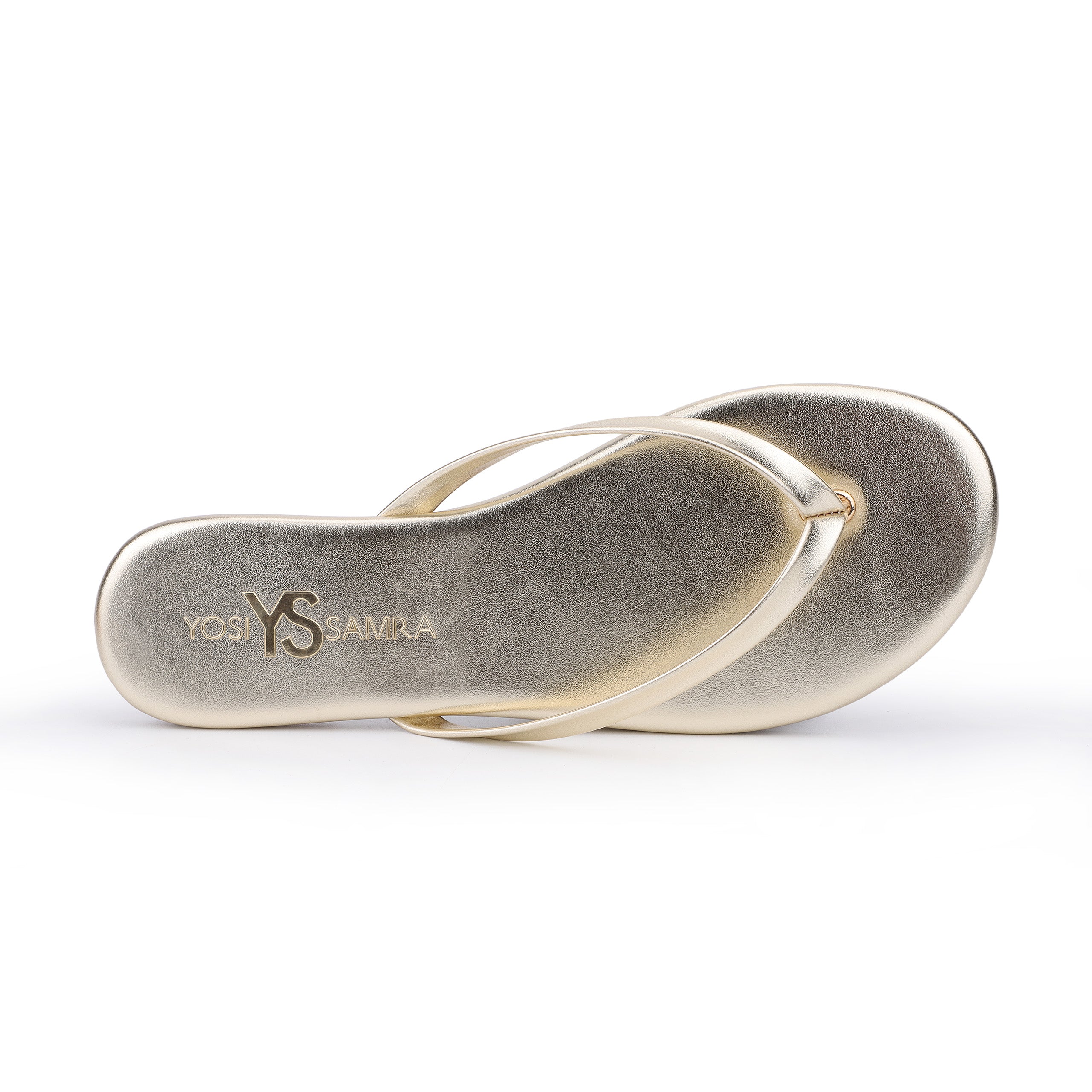 Rivington Flip Flop In Gold Metallic