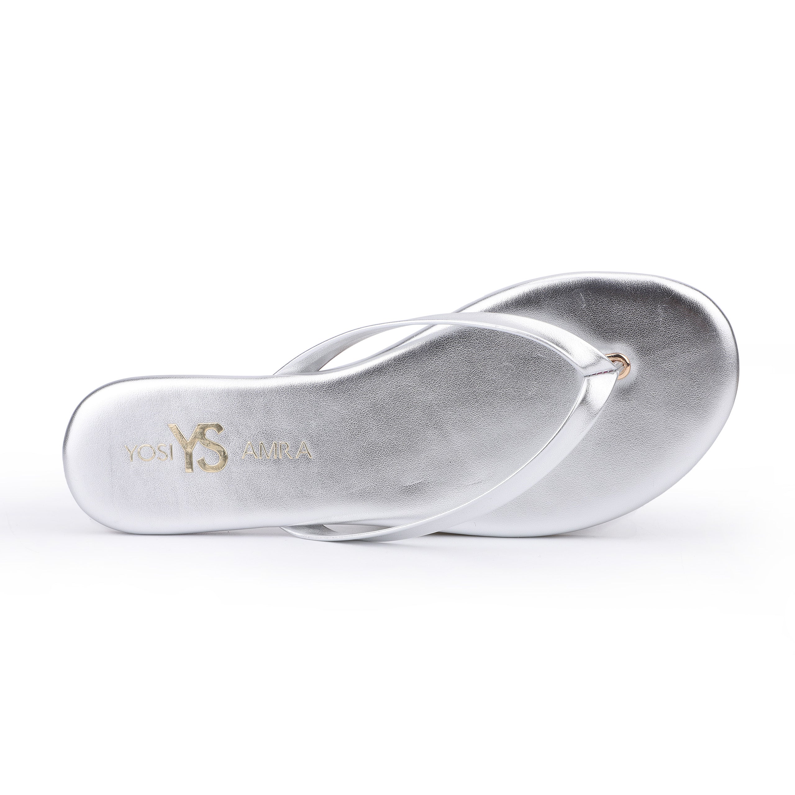 Rivington Flip Flop In Silver Metallic