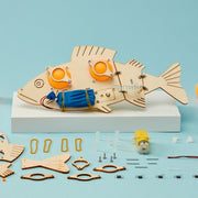 Fish Robot Diy Kit, Educational Stem Toy