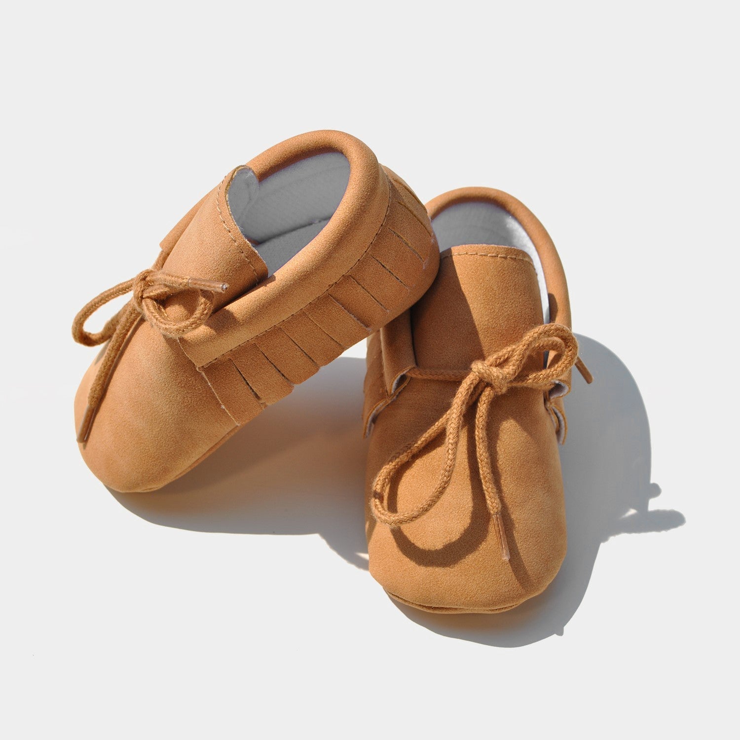 Moccasins Soft Sole Baby Beige