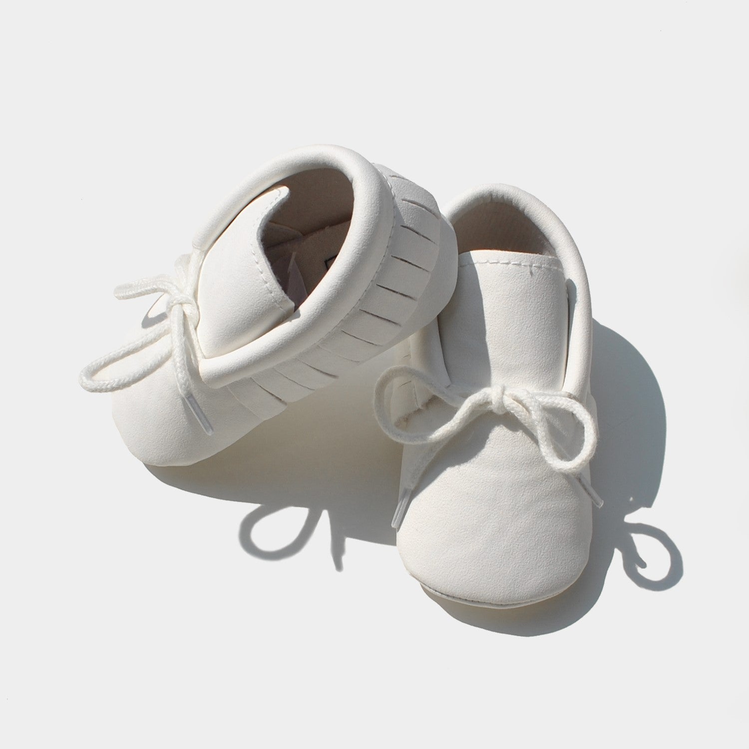 Moccasins Soft Sole Baby White