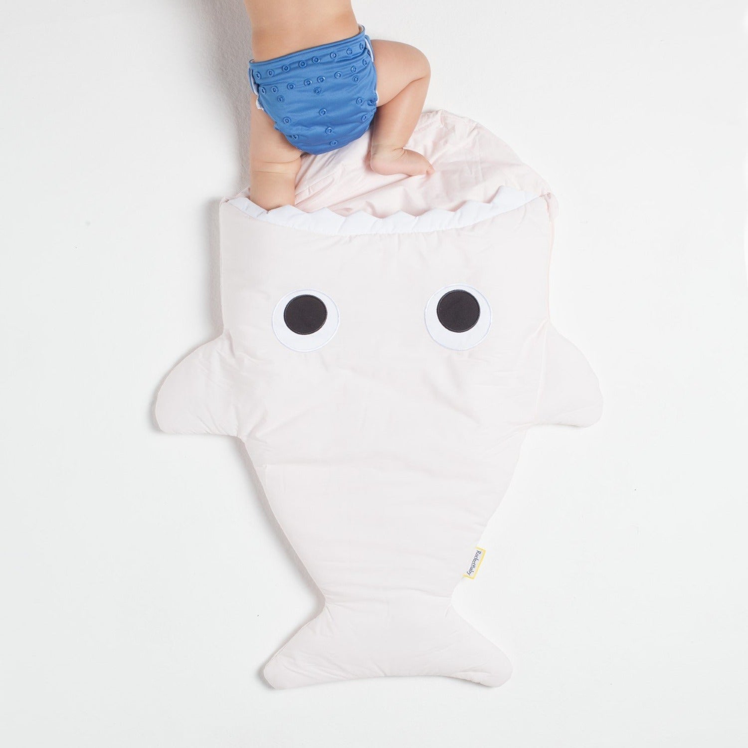 Sleeping Bag Baby Whale Cream