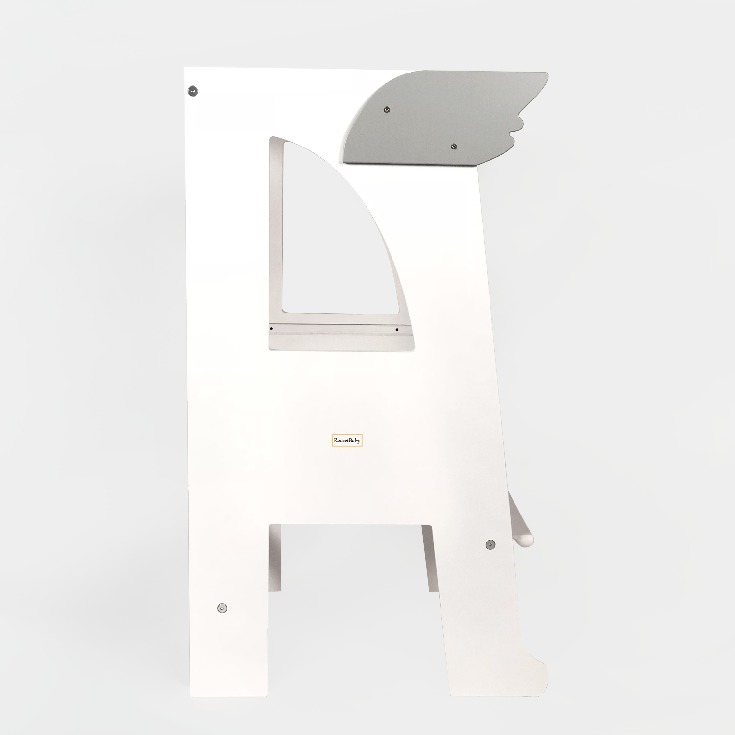 Step Stool Montessori Tower White Snow