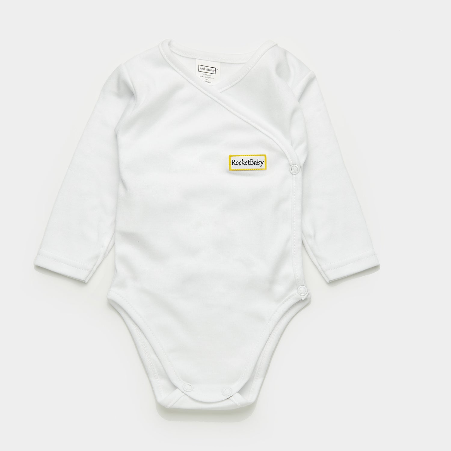 Bodysuit Kimono Long Sleeve White