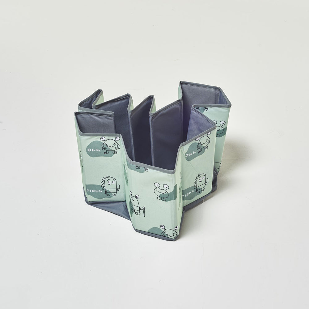 Foldable Space Saver Ball Pitt Kids Green