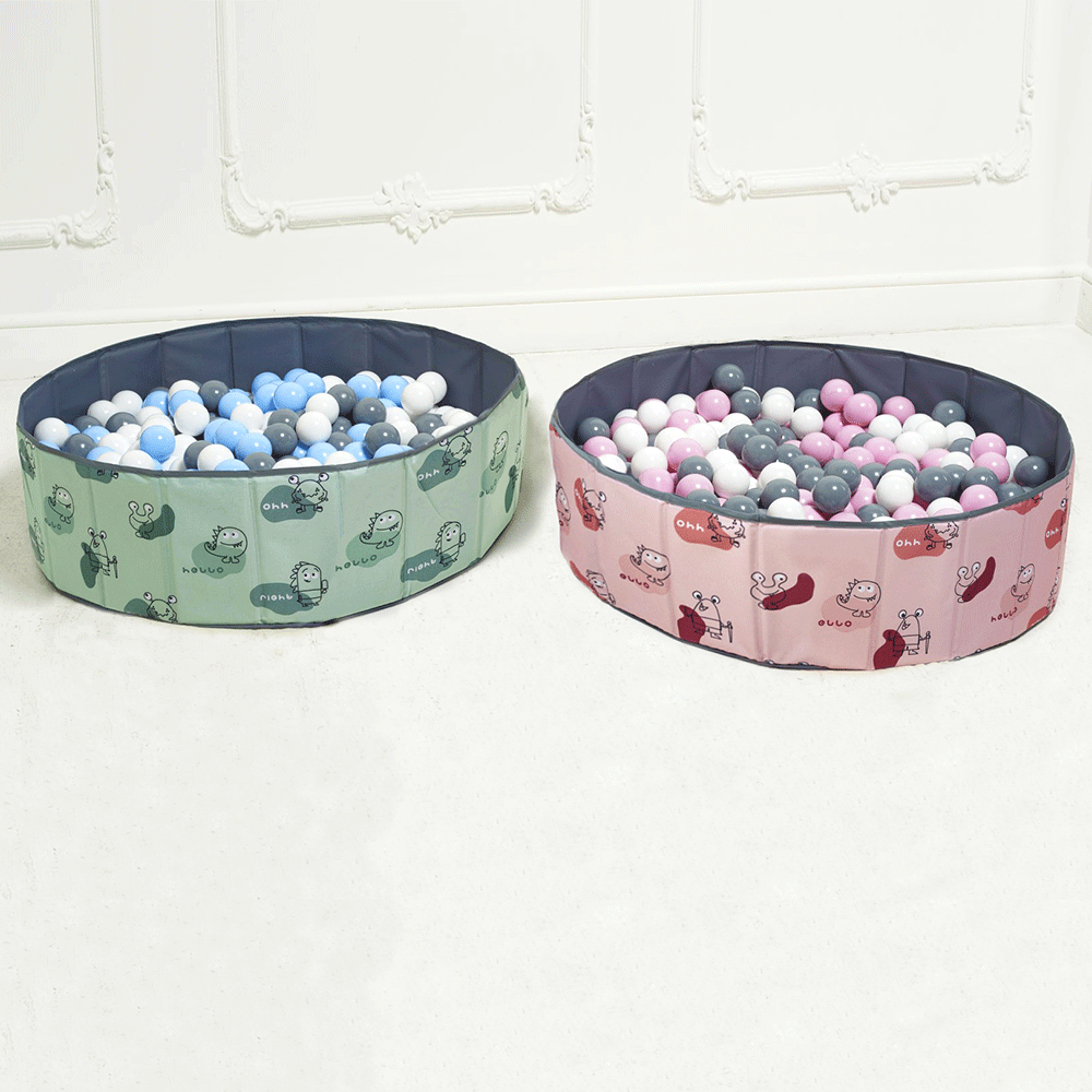 Foldable Space Saver Ball Pitt Kids Pink
