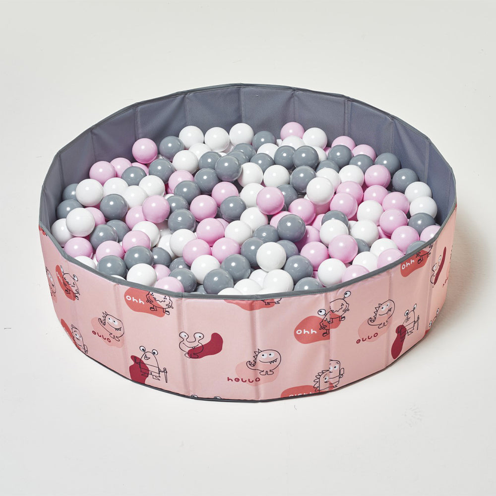 Foldable Space Saver Ball Pitt Kids Pink