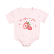 Berry Cute Strawberry Short Sleeve Romper
