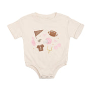 Game Day Icon Short Sleeve Romper