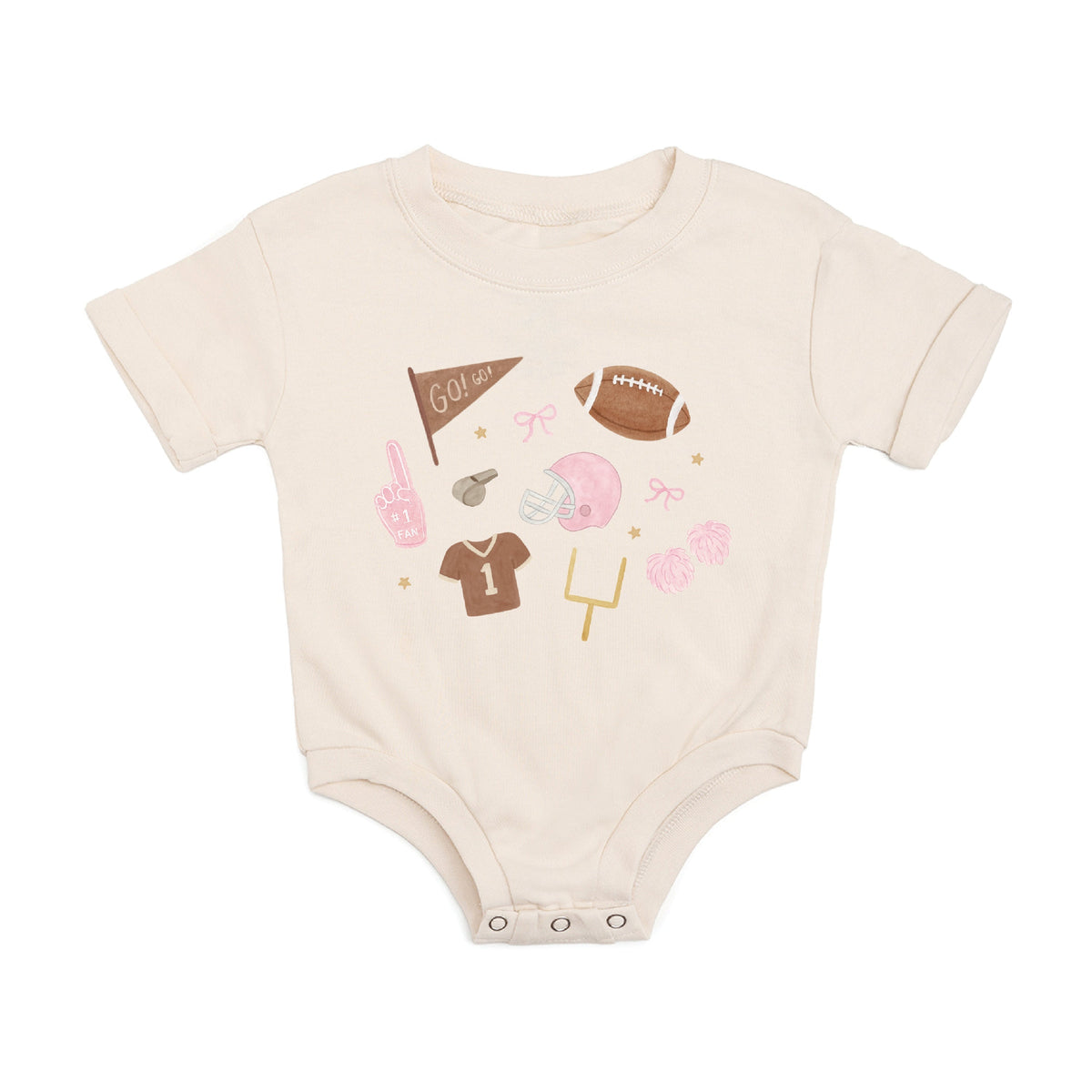 Game Day Icon Short Sleeve Romper