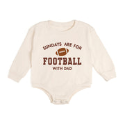Sundays Are For Football Long Sleeve Romper