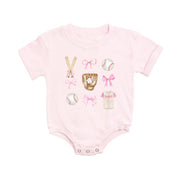 Baseball Cutie Short Sleeve Romper