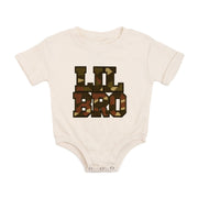 Lil Bro Camo Patch Short Sleeve Romper