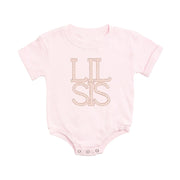 Lil Sis Pearl Patch Short Sleeve Romper