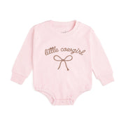 Little Cowgirl Western Long Sleeve Romper